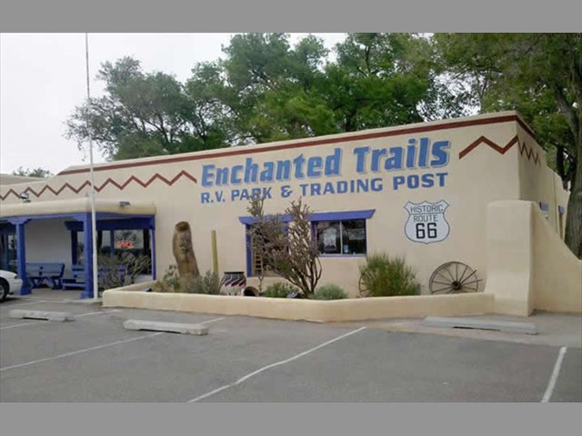 Welcome to Enchanted Trails RV Park & Trading Post.